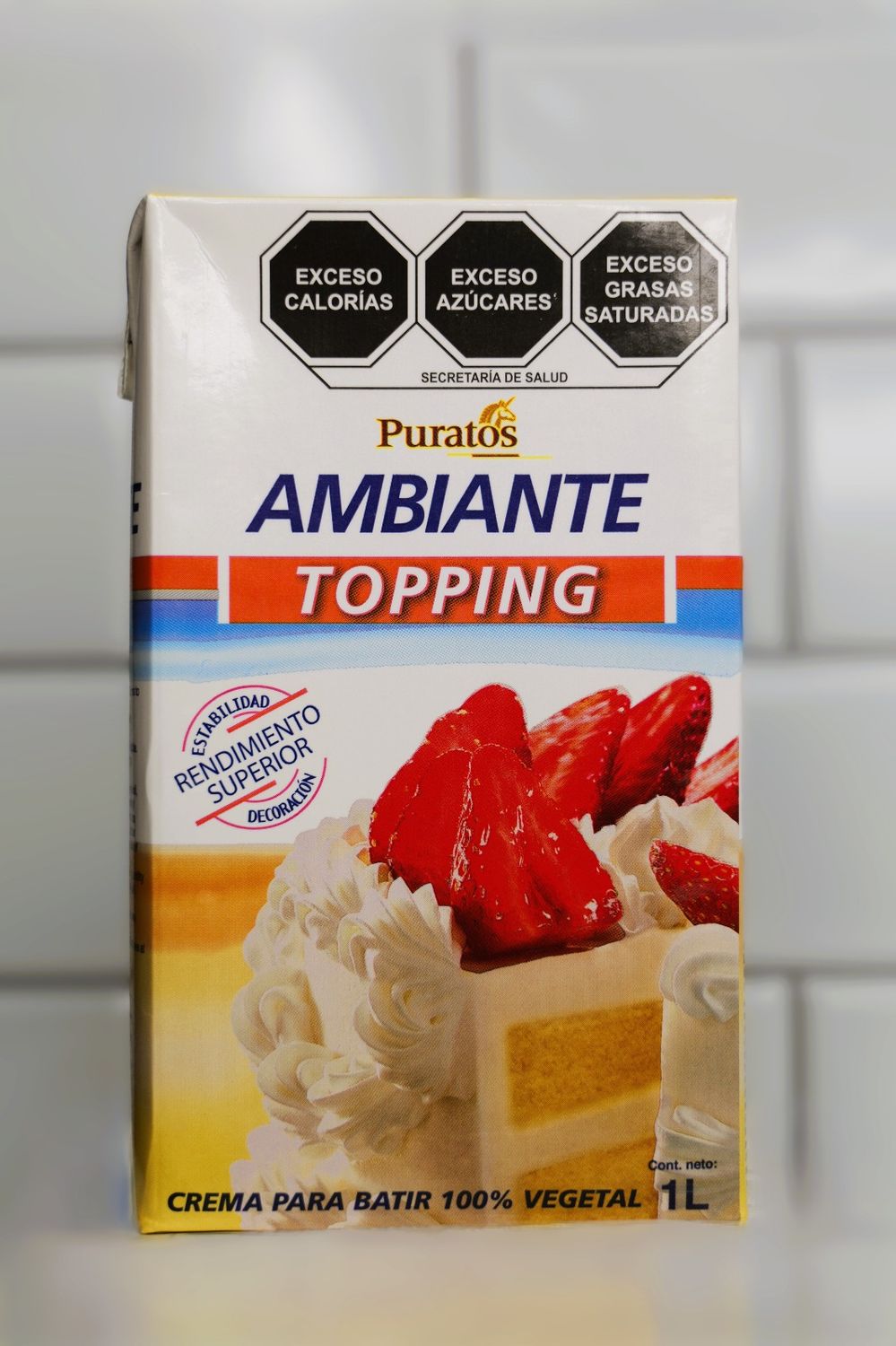 Ambiante Topping Vegetable Whipping Cream – Puratos