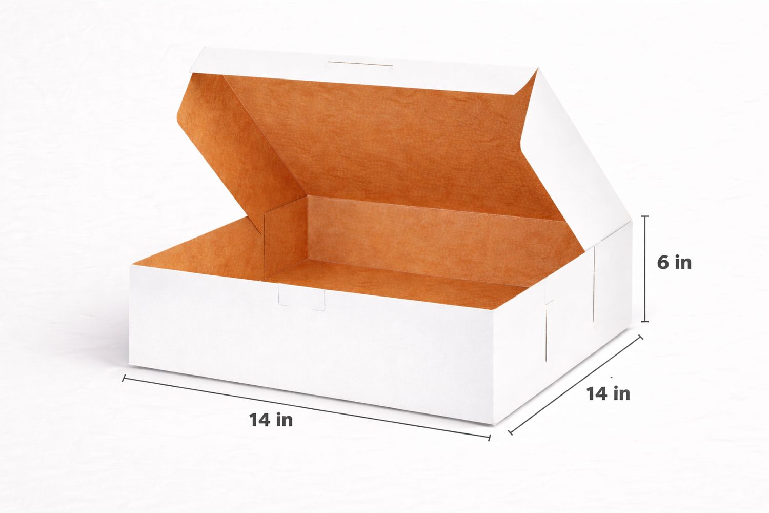 White Bakery Box 14×14×6