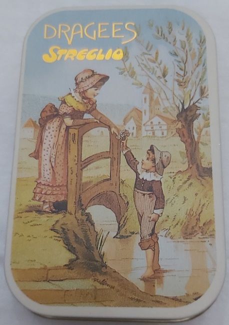 Scatola Latta Dragees Streglio Tin Box Vintage 1997