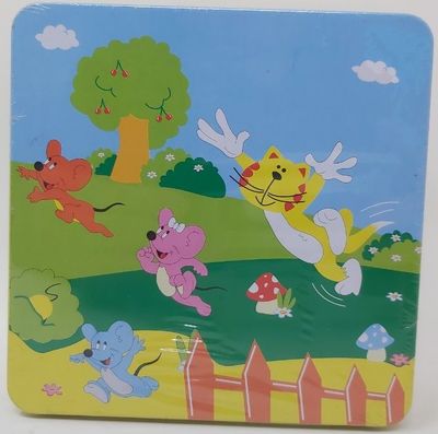 Scatola Latta Gioco Gatto e Topi Dal Negro Anni ‘80 Vintage Scatola Latta Gioco Gatto e Topi Dal Negro Anni ‘80 Vintage