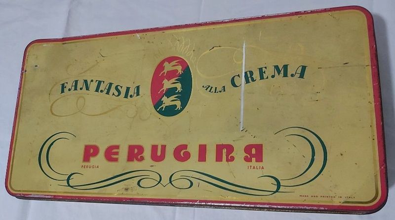 Scatola Latta Perugina “Fantasie alla Crema” Vintage 4263