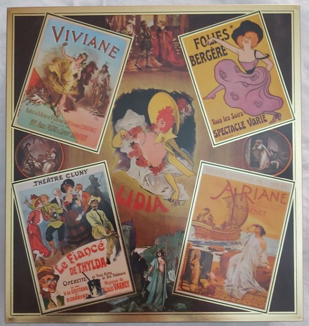 Scatola Latta Tin Box Boite en Etain Viviane Lidia Ariane Folies Bergere Scatola Latta Tin Box Boite en Etain Viviane Lidia Ariane Folies Bergere