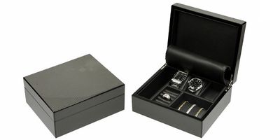 Scatola Porta Orologi e Gioie in Fibra di Carbonio Scatola Porta Orologi e Gioie in Fibra di Carbonio
