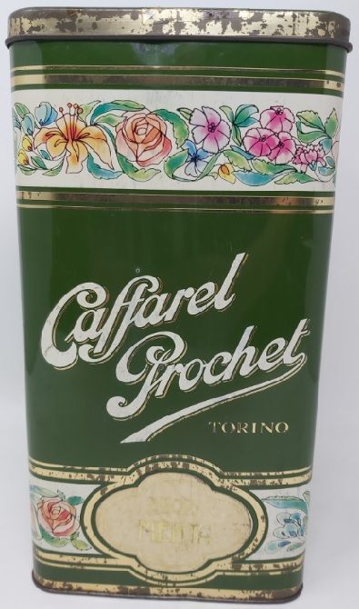 Scatola Latta Tin Box Uso Esclusivo Negozianti Rivenditori Caffarel Prochet Drops Scatola Latta Tin Box Uso Esclusivo Negozianti Rivenditori Caffarel Prochet Drops
