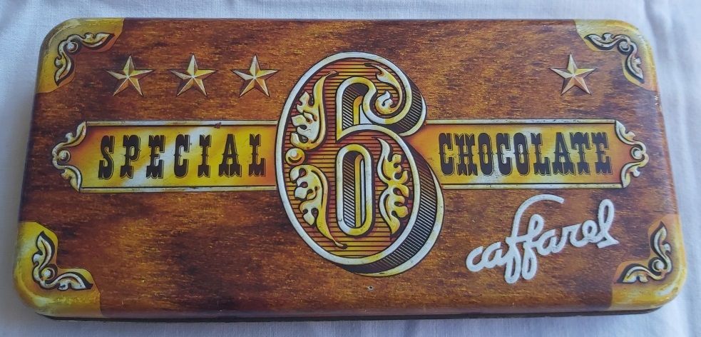 Scatola Latta Tin Box Special 6 Chocolate Caffarel 1993 Scatola Latta Tin Box Special 6 Chocolate Caffarel 1993