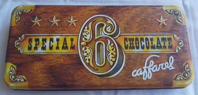 Scatola Latta Tin Box Special 6 Chocolate Caffarel 1993 Scatola Latta Tin Box Special 6 Chocolate Caffarel 1993