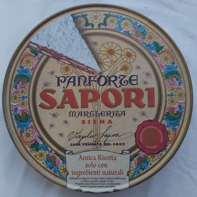 Scatola Latta Tin Box Panforte Sapori Margherita Siena 1997