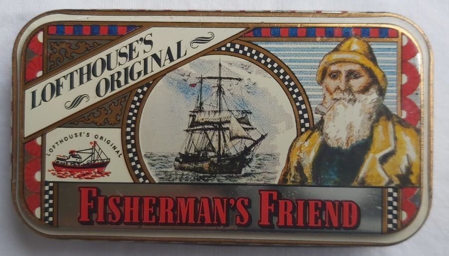 Scatola Latta Tin Box Fisherman's Friend Lofthouse's Original Scatola Latta Tin Box Fisherman's Friend Lofthouse's Original