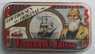 Scatola Latta Tin Box Fisherman's Friend Lofthouse's Original Scatola Latta Tin Box Fisherman's Friend Lofthouse's Original