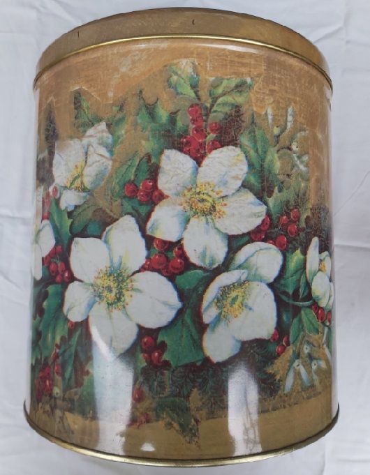 Scatola Latta Tin Box Vischio Stella di Natale Panettone 2008 Scatola Latta Tin Box Vischio Stella di Natale Panettone 2008