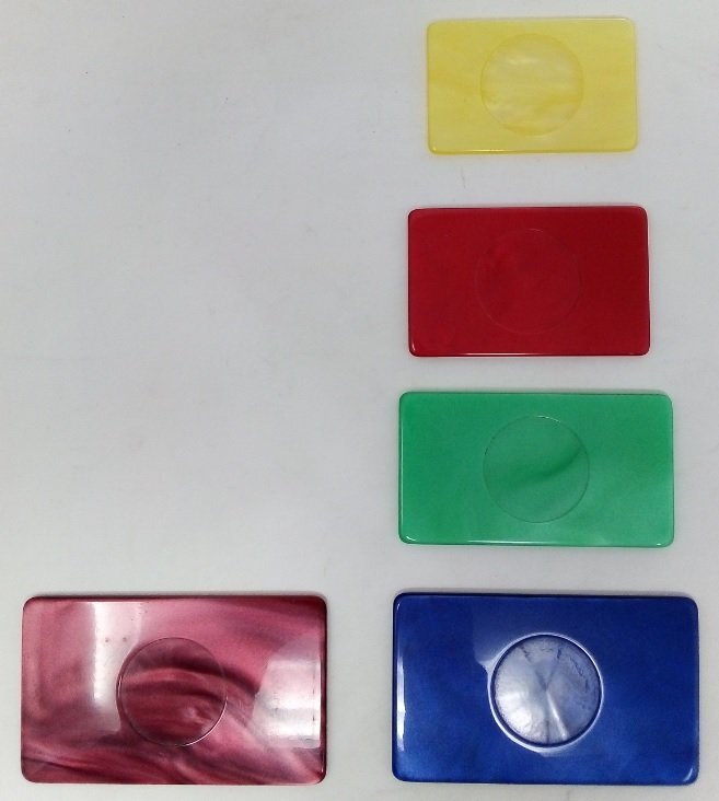 Serie TREVI Gettoni Fiches Chips Tipo Casinò Placca Senza Valore