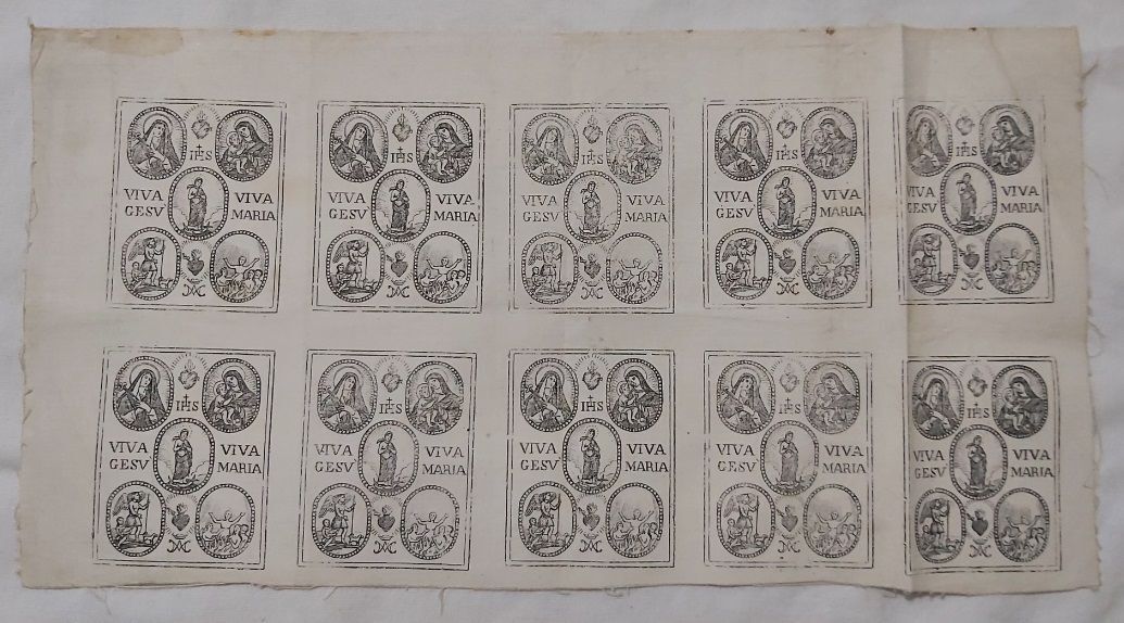 Serie di 10 Bocconcini Terapeutici Talismani Eduli Sangiuseppini Giuseppini Scapolari Viva Gesù Viva Maria Stampa su Stoffa Serie di 10 Bocconcini Terapeutici Talismani Eduli Sangiuseppini Giuseppini Scapolari Viva Gesù Viva Maria Stampa su Stoffa