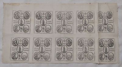 Serie di 10 Bocconcini Terapeutici Talismani Eduli Sangiuseppini Giuseppini Scapolari Viva Gesù Viva Maria Stampa su Stoffa Serie di 10 Bocconcini Terapeutici Talismani Eduli Sangiuseppini Giuseppini Scapolari Viva Gesù Viva Maria Stampa su Stoffa