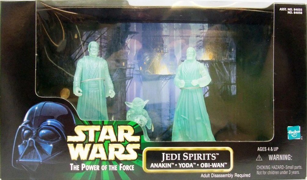 Set 3 Pupazzi Star Wars Jedi Spirits Anakin Yoda Obi-Wan Set 3 Pupazzi Star Wars Jedi Spirits Anakin Yoda Obi-Wan
