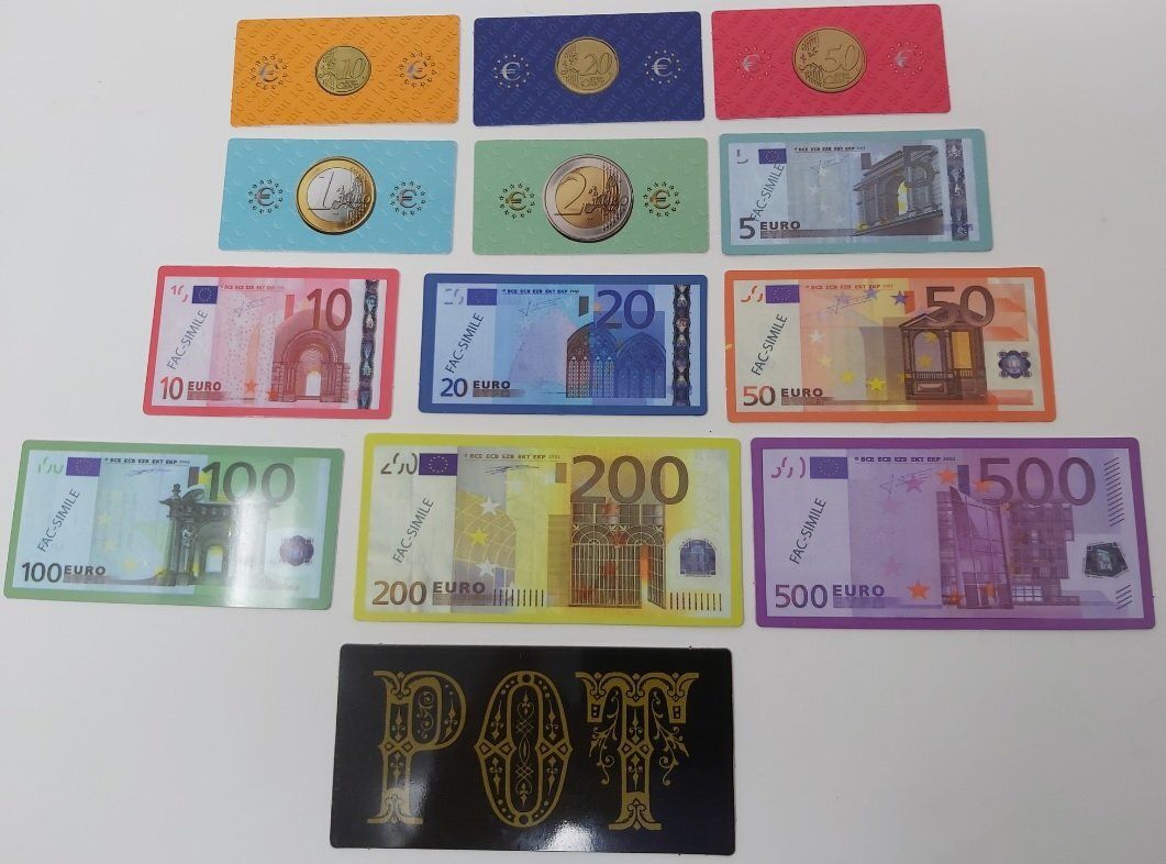 Serie SPOLETO Fiches Cartamoneta Banconota Euro Fac-Simile Serie SPOLETO Fiches Cartamoneta Banconota Euro Fac-Simile