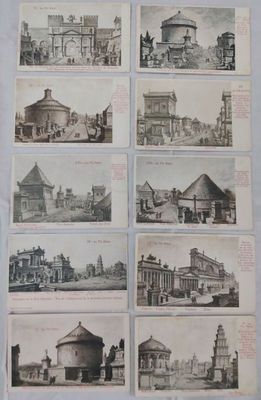 Serie Set 10 Cartoline Carte Postale Cartolina Non Viaggiate LA VIA APPIA ses Monuments Inizi '900 Serie Set 10 Cartoline Carte Postale Cartolina Non Viaggiate LA VIA APPIA ses Monuments Inizi '900