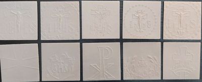 Set Serie 10 Oplatki Ostie Religiose Chiesa San Nicola da Tolentino Rito Armeno 1986 Veglia Pasquale Set Serie 10 Oplatki Ostie Religiose Chiesa San Nicola da Tolentino Rito Armeno 1986 Veglia Pasquale