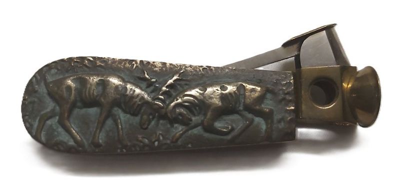 Tagliasigari Spuntasigari Lame Solingen Anni '60 Scena Cervi