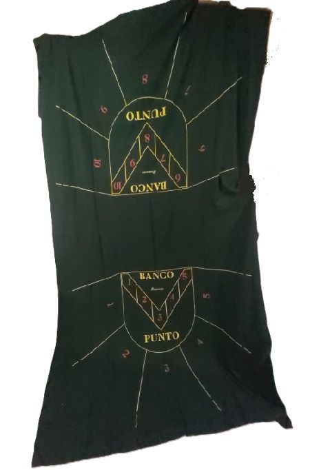 Tappeto Casinò Punto e Banco Panno Gioco Layout Tapis Professionale 180x330