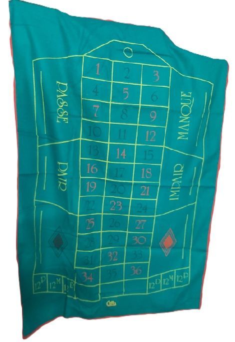 Tappeto Roulette Francese Panno Gioco Layout Tapis 70x96 Professionale Tappeto Roulette Francese Panno Gioco Layout Tapis 70x96 Professionale