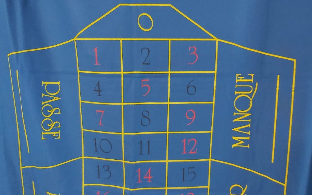 Tappeto Roulette Francese Panno Gioco Layout Professionale Azzurro Casinò Tappeto Roulette Francese Panno Gioco Layout Professionale Azzurro Casinò
