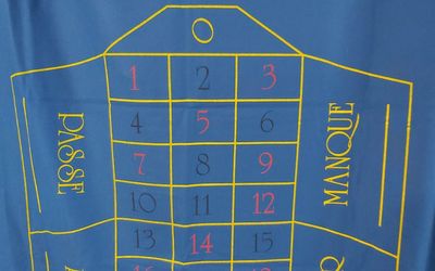 Tappeto Roulette Francese Panno Gioco Layout Professionale Azzurro Casinò Tappeto Roulette Francese Panno Gioco Layout Professionale Azzurro Casinò