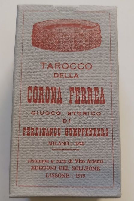 Tarocco della Corona Ferrea Giuoco Storico Ferdinando Gumppenberg Ristampa 1979