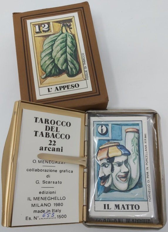 Tarocco del Tabacco 22 Arcani Esemplare Numerato 653/1500 (da collezione) Tarocco del Tabacco 22 Arcani Esemplare Numerato 653/1500 (da collezione)