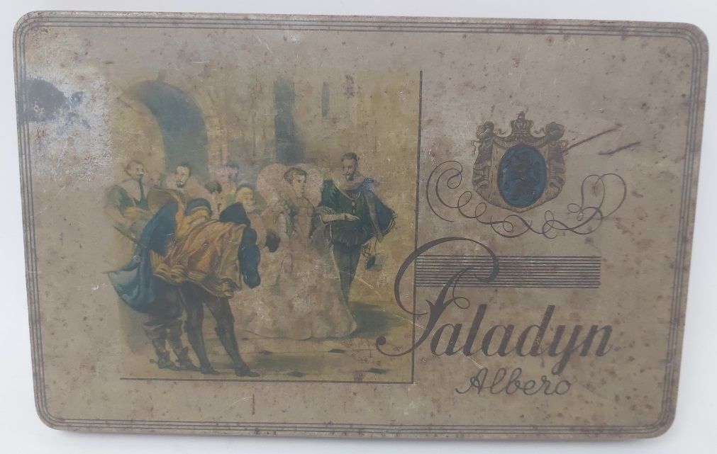 Tobacciana Scatola VUOTA Latta Tabacco Paladijn Albero Sigaren Tin Box