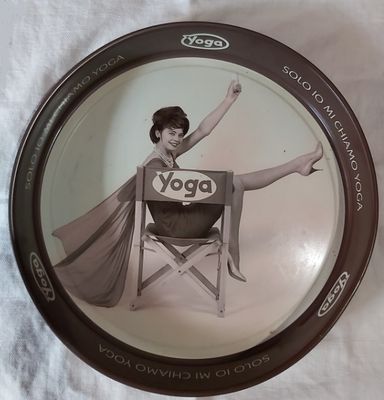 Vassoio Cabaret Pubblicitario Succhi di Frutta Yoga Porta Bicchieri Vassoio Cabaret Pubblicitario Succhi di Frutta Yoga Porta Bicchieri