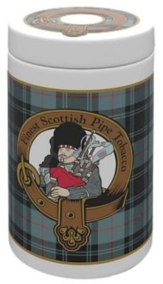 Vaso Porta Tabacco da Pipa Tartan Scozzese Vaso Porta Tabacco da Pipa Tartan Scozzese