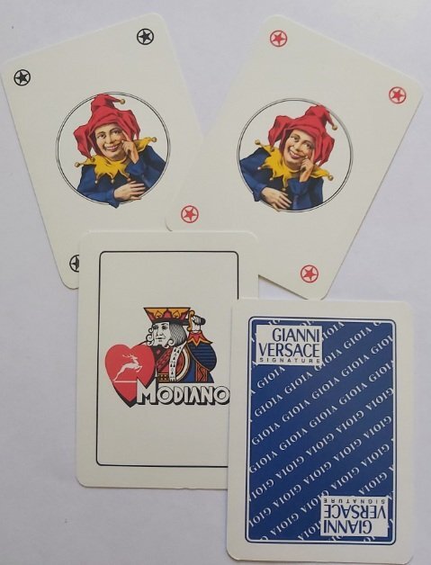 Mazzo di Carte da Poker Gianni Versace Signature Modiano Anno 1981