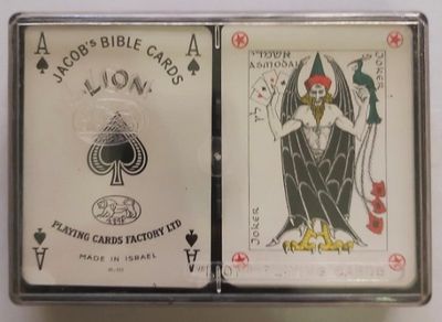 Mazzo di Carte da Gioco Ramino Jacob's Bible Cards Lion 1958 (da Collezione) Mazzo di Carte da Gioco Ramino Jacob's Bible Cards Lion 1958 (da Collezione)