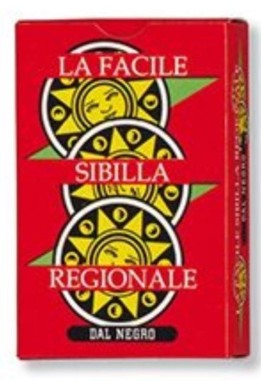 Mazzo di Carte Cartomanzia La Facile Sibilla Regionale (Prima Produzione)