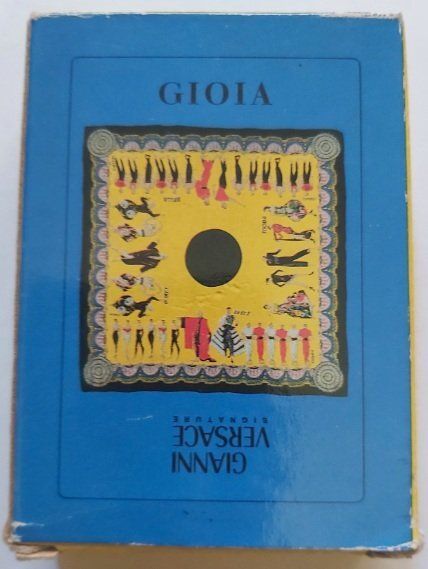 Mazzo di Carte da Poker Gianni Versace Signature Modiano Anno 1981 Mazzo di Carte da Poker Gianni Versace Signature Modiano Anno 1981