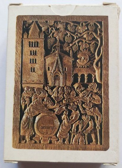 Mazzo di Carte da Gioco Poker della Valle d'Aosta Le Carte di Thoux 1989 Mazzo di Carte da Gioco Poker della Valle d'Aosta Le Carte di Thoux 1989