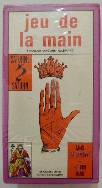 Mazzo Cartomanzia Palmistry Jeu de la Main Cartomancie Grimaud 1969 Mazzo Cartomanzia Palmistry Jeu de la Main Cartomancie Grimaud 1969