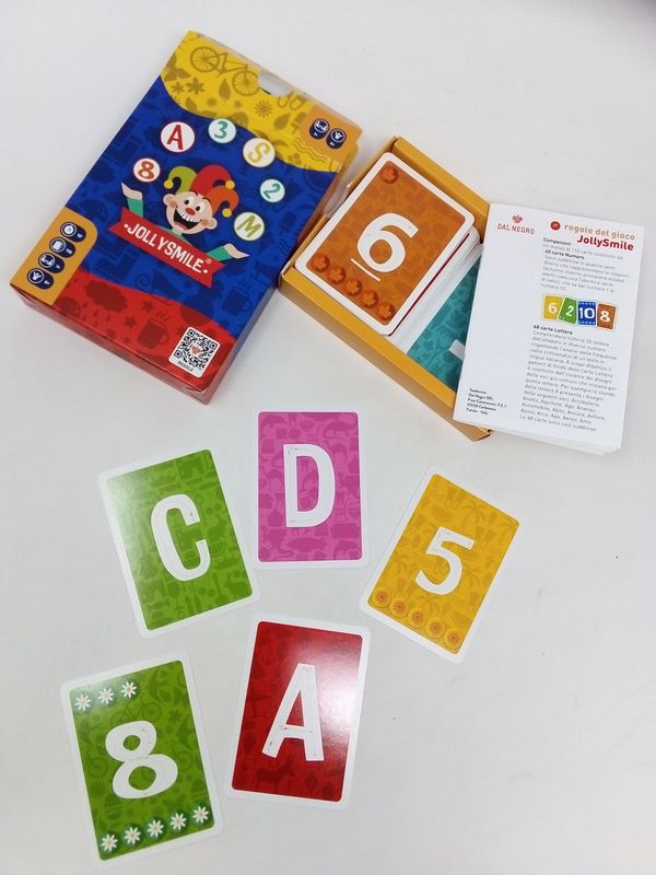 Mazzo di Carte Gioco Jollysmile da Competizione Didattico Logopedico Terapeutico Riabilitativo