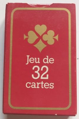 Mazzo di Carte Gioco Jeu de 32 Cartes Belote Piquet Manille Vintage Mazzo di Carte Gioco Jeu de 32 Cartes Belote Piquet Manille Vintage