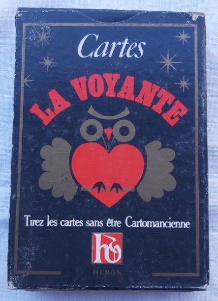 Mazzo di Carte La Voyante Cartomanzia (in lingua francese) 1ma Edizione Marca Héron Mazzo di Carte La Voyante Cartomanzia (in lingua francese) 1ma Edizione Marca Héron