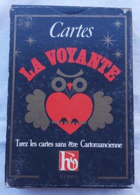Mazzo di Carte La Voyante Cartomanzia (in lingua francese) 1ma Edizione Marca Héron Mazzo di Carte La Voyante Cartomanzia (in lingua francese) 1ma Edizione Marca Héron