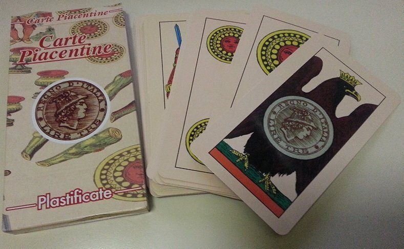 Mazzo di Carte Piacentine Maxi Giganti cm 18x10 Mazzo di Carte Piacentine Maxi Giganti cm 18x10