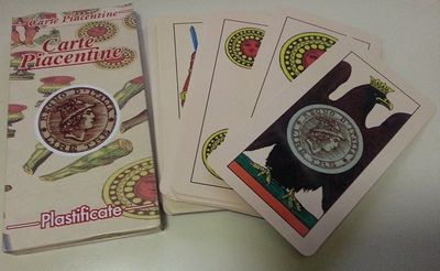 Mazzo di Carte Piacentine Maxi Giganti cm 18x10 Mazzo di Carte Piacentine Maxi Giganti cm 18x10