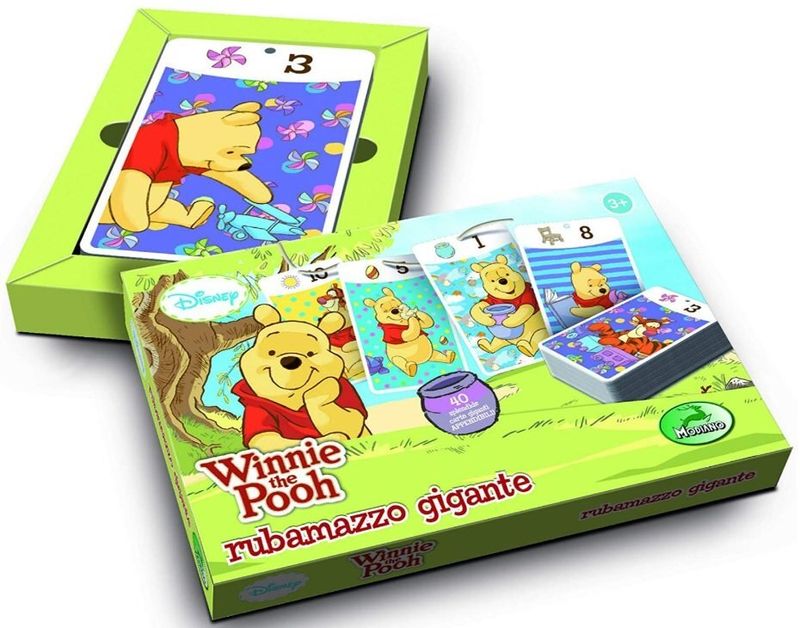 Mazzo di Carte Rubamazzo Gigante Winnie the Pooh Disney