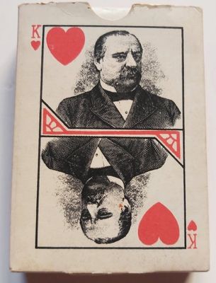 Mazzo di Carte Poker Compaign Deck of Playing Cards Presidential Campaign of 1888 Collezione Mazzo di Carte Poker Compaign Deck of Playing Cards Presidential Campaign of 1888 Collezione