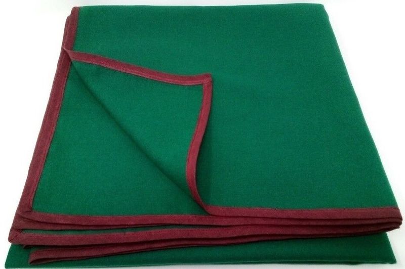 Panno da Gioco Tappeto Copritavolo Mollettone Layout Professionale QUADRATO con Sbieco