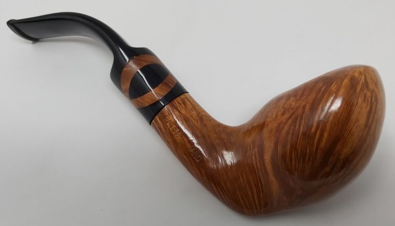 Pipa Gasparini Artisan fatta a mano bocchino particolare con intarsio legno (pezzo unico)