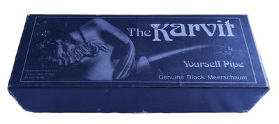 Pipa Già Intagliata The Karvit Youself Pipe Blocco Originale Schiuma Mare