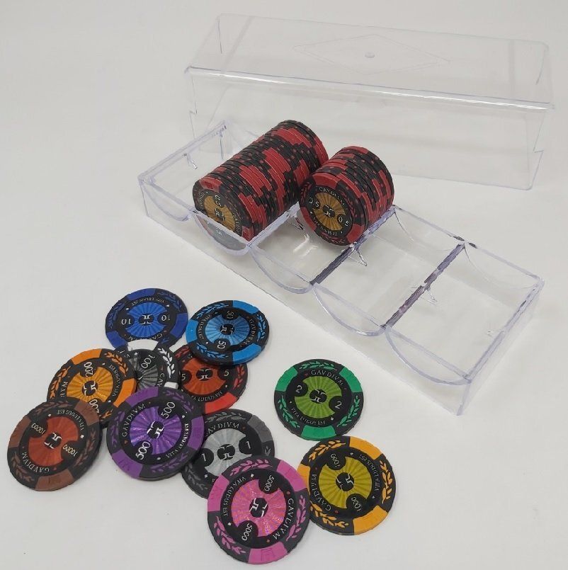 Porta Fiches Dispenser Rack Rake Float da 100 Pzz diametro mm 44 con Coperchio Porta Fiches Dispenser Rack Rake Float da 100 Pzz diametro mm 44 con Coperchio