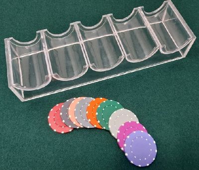 Porta Fiches dal Diametro mm 40 (100 pzz) Senza/Coperchio Dispenser Rack Rake